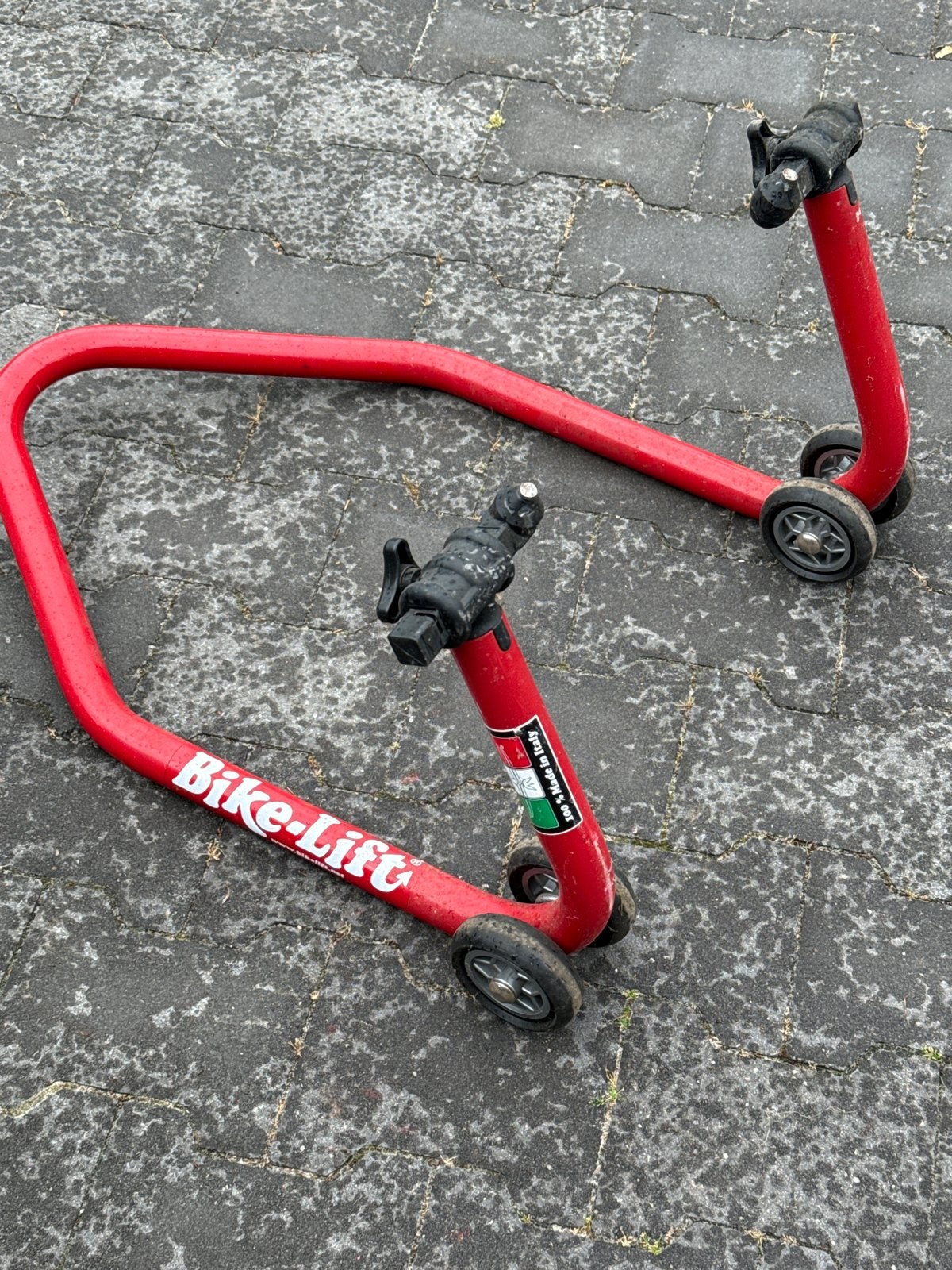 Bike-Lift Motorfiets Standaard Set (Rood), Ophalen, Gebruikt