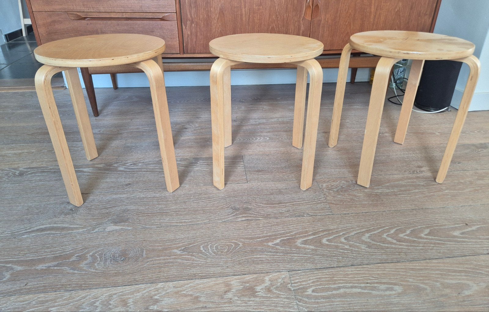 3 vintage Ikea frosta krukjes ps €30, Ophalen, Hout