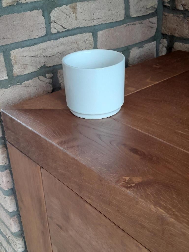 bloempotje bloembakje overbloempot, Rond, Nieuw, Ophalen of Verzenden, Aardewerk