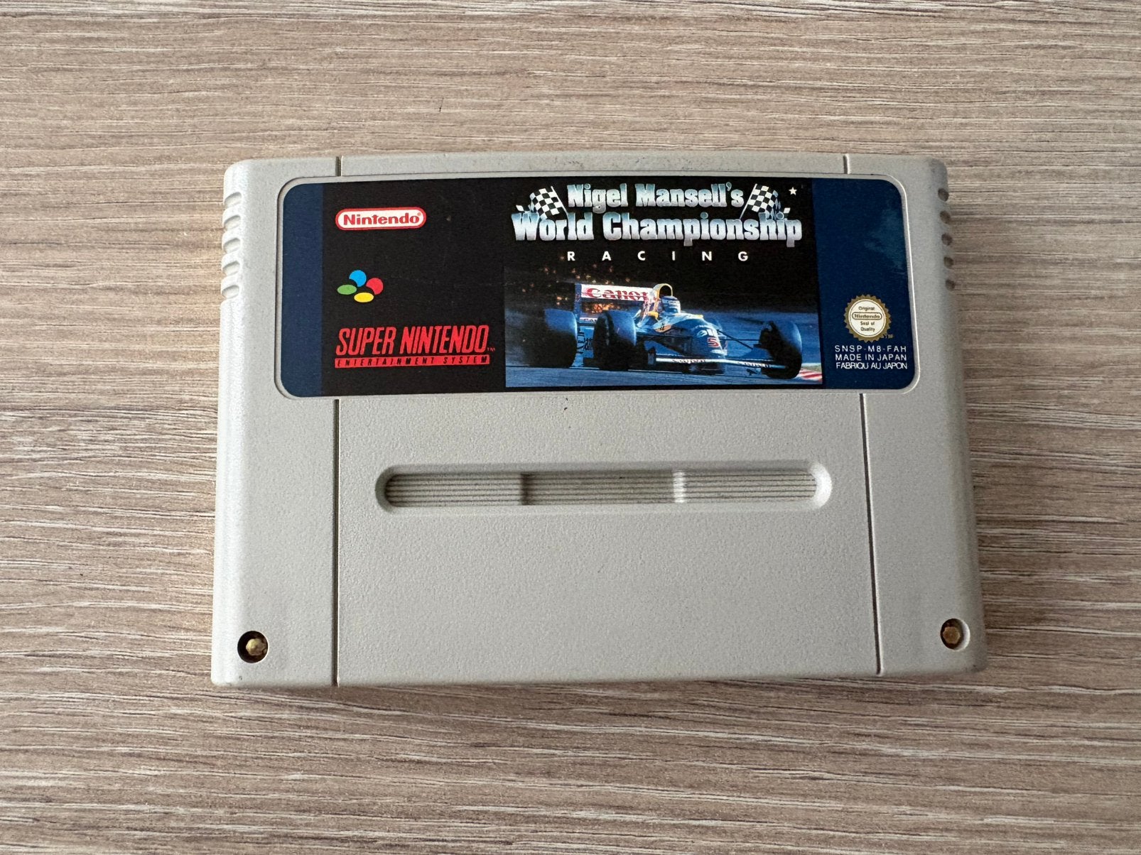 Nigel Mansell’s World Championship voor de Super Nintendo, Ophalen of Verzenden, Sport, Vanaf 3 jaar