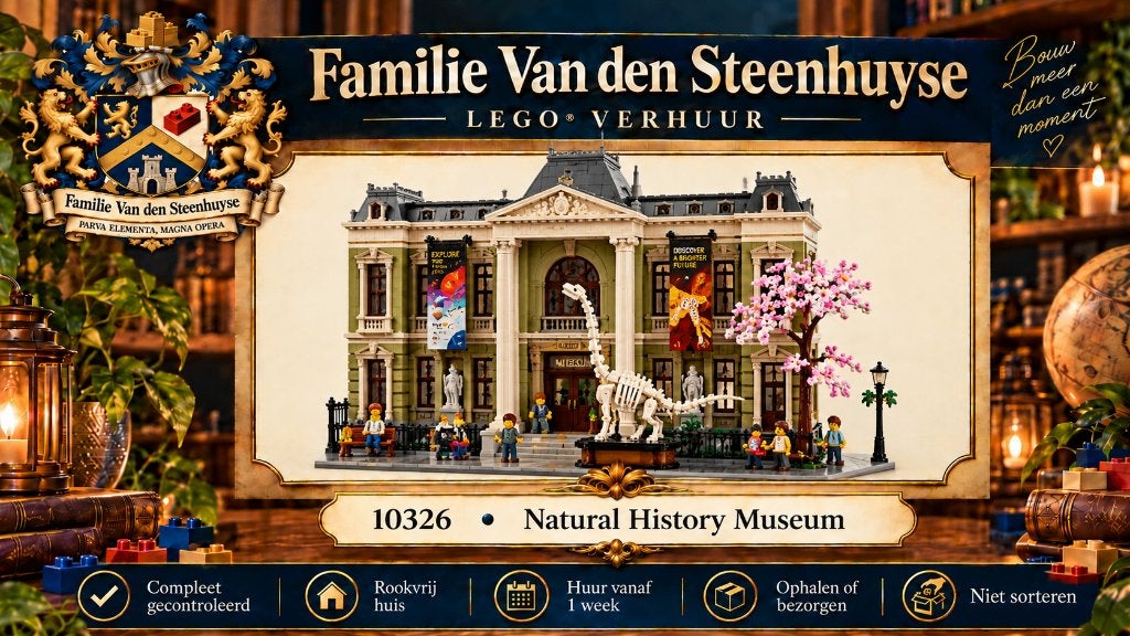 LEGO Natural History Museum 10326 huren, Lego, Ophalen of Verzenden, Zo goed als nieuw, Icons