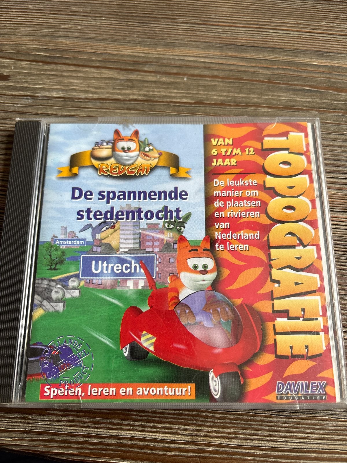 Redcat Topografie: De Spannende Stedentocht (6-12 jaar), Computers en Software, Educatie- en Cursussoftware, Gebruikt, Overige typen