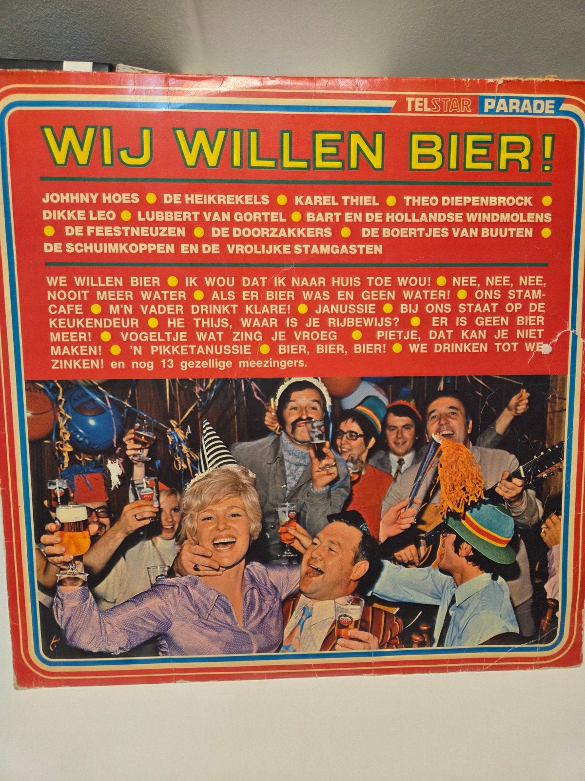 Wij Willen Bier! - Telstar Parade LP, Ophalen of Verzenden, Gebruikt, Feestmuziek, Verzamelalbum