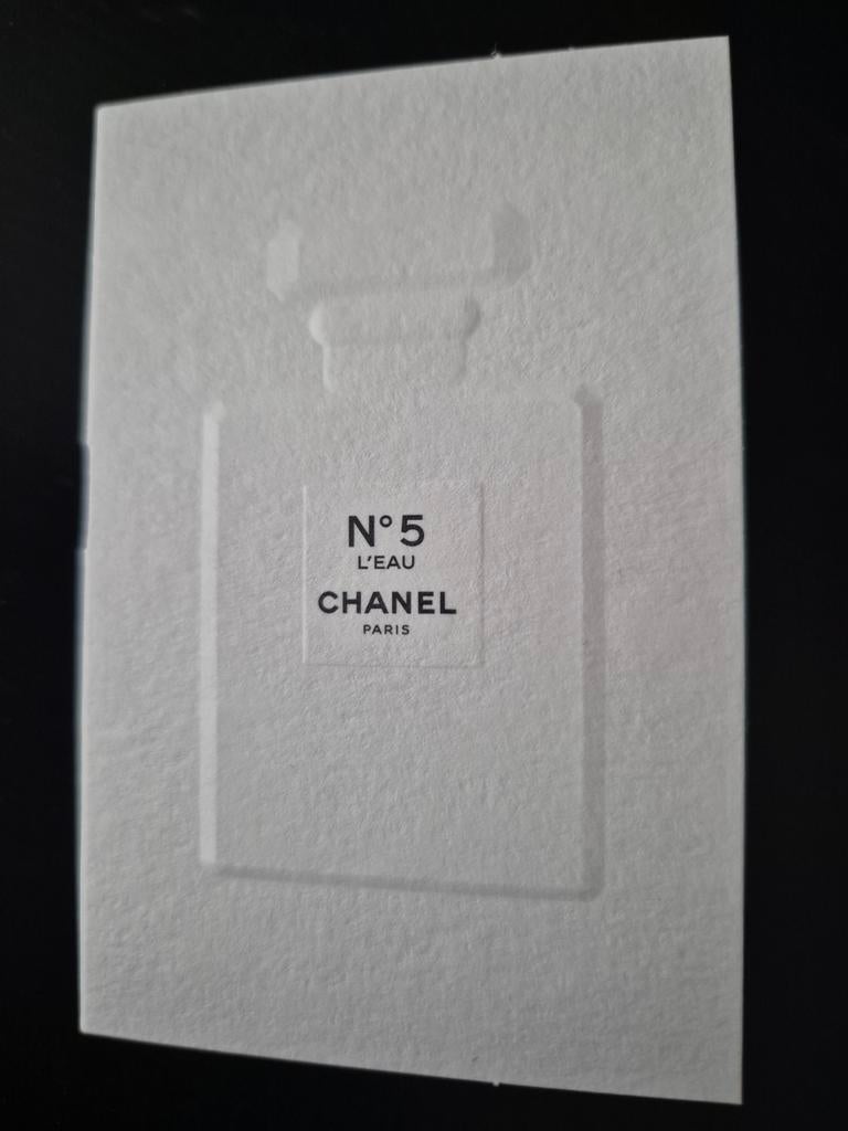 ChaneI No 5 l'eau sample proefje NIEUW parfum dames tester, Ophalen of Verzenden, Nieuw
