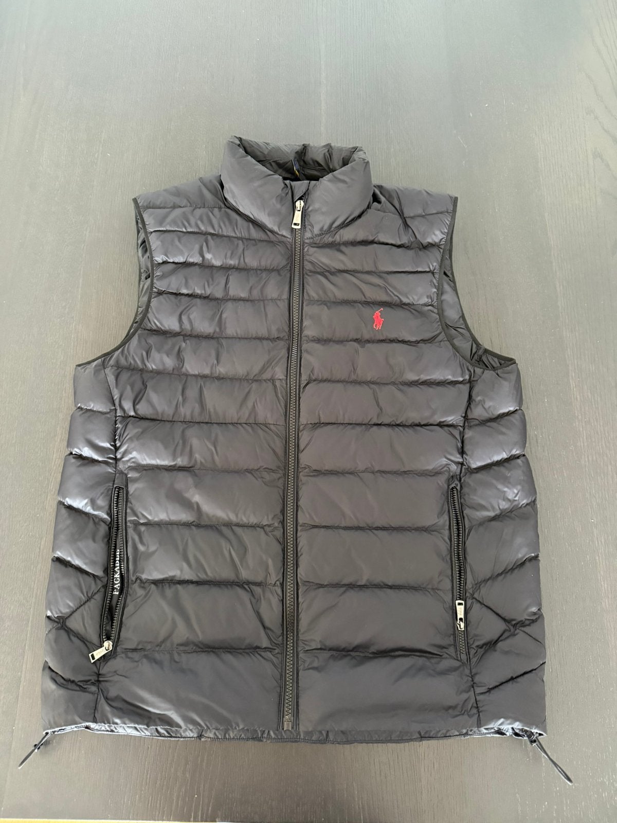 Ralph lauren bodywarmer, Kleding | Heren, Bodywarmers, Verzenden, Zo goed als nieuw, Maat 46 (S) of kleiner, Zwart