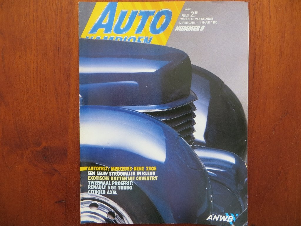 Autokampioen 8 1985 Mercedes-Benz 230E, Renault 5 GT Turbo, Ophalen of Verzenden, Nieuw, Citroën