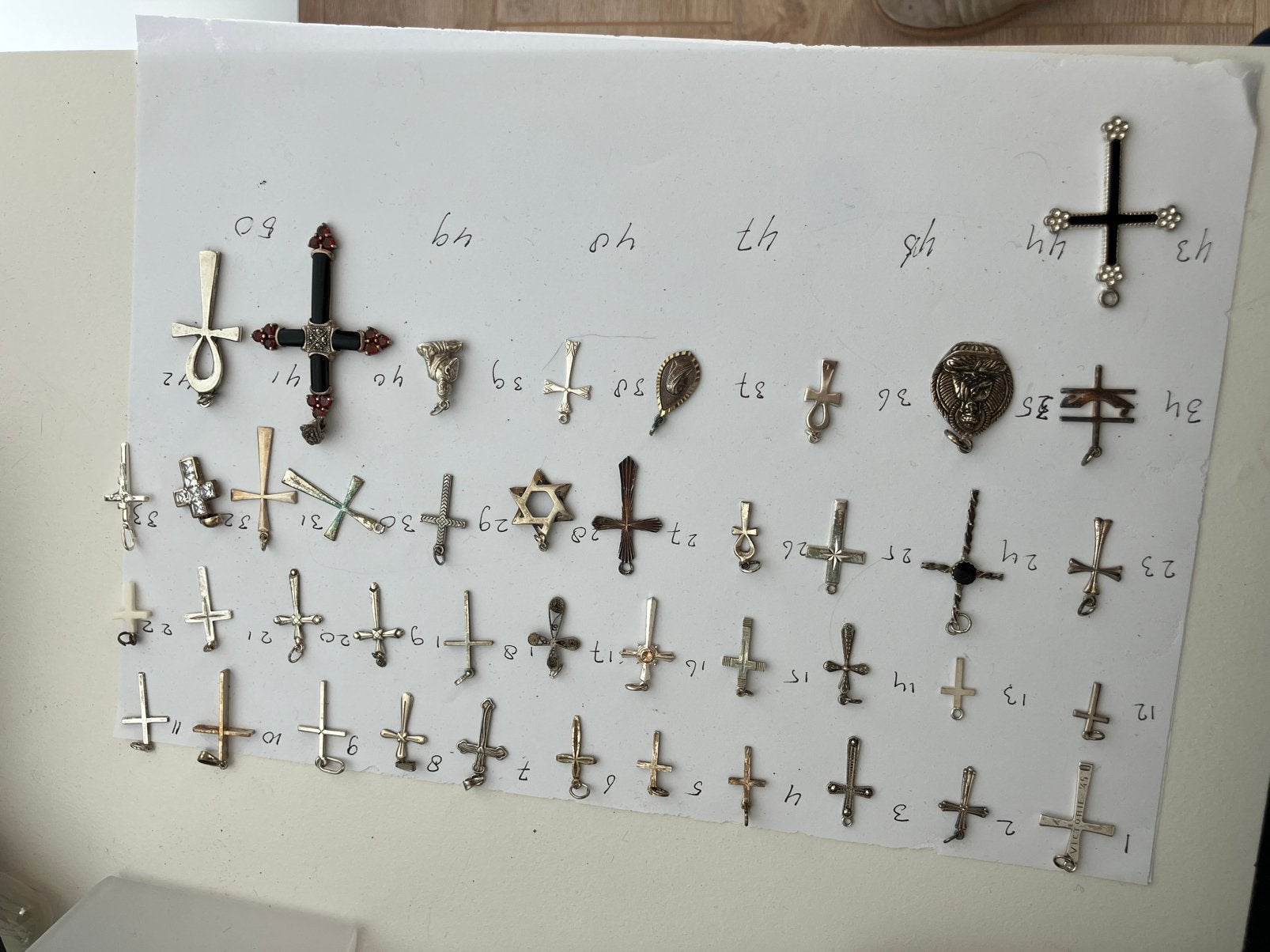 Diverse kruisjes, Ophalen of Verzenden, Zo goed als nieuw, Zilver