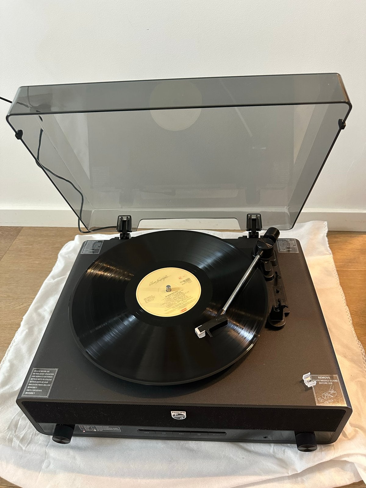 Philips The Stevie Platenspeler TAV3000B/10, Ophalen of Verzenden, Zo goed als nieuw, Platenspeler, Philips
