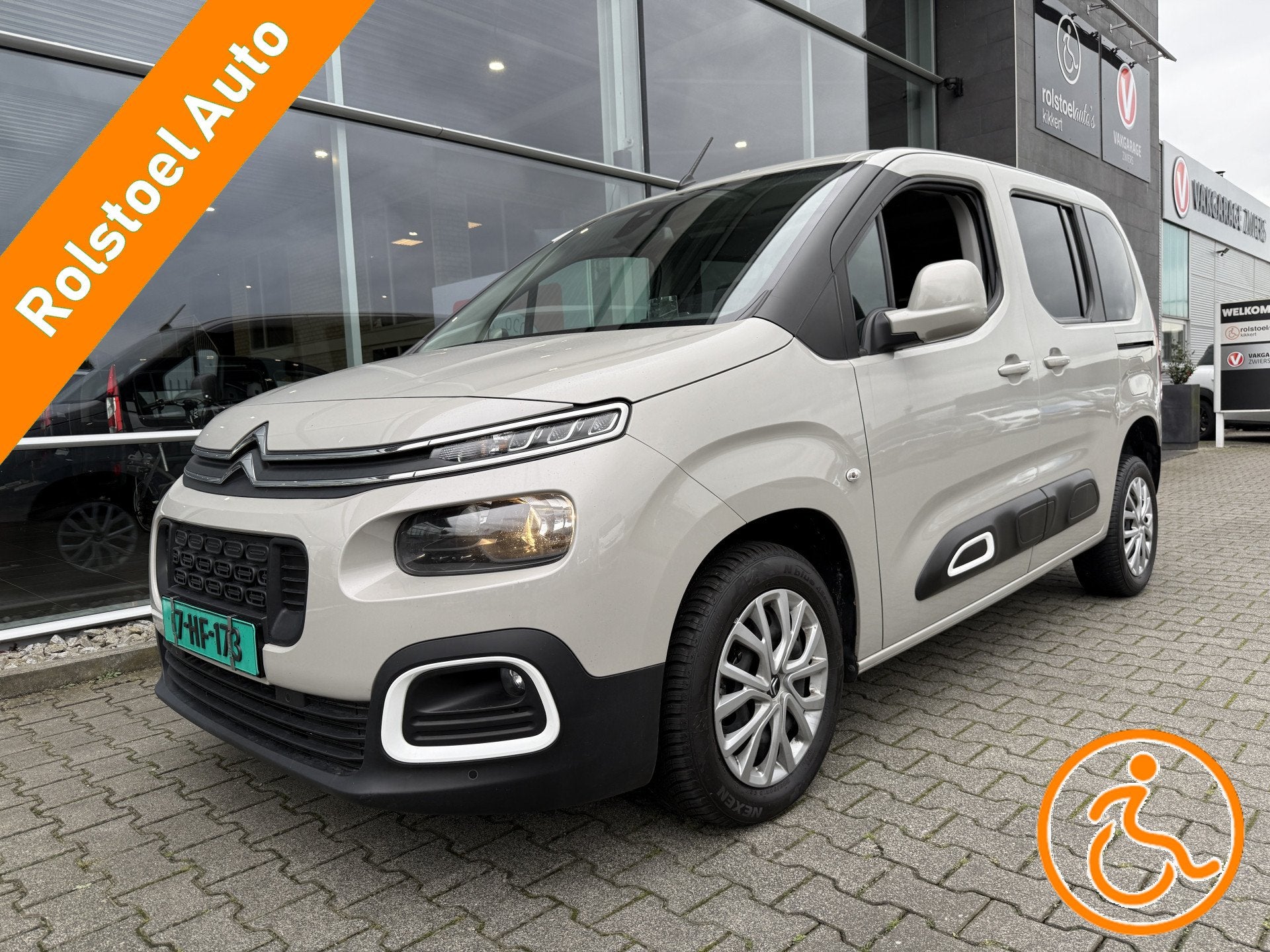Citroën Berlingo 2+1 Rolstoelauto 1.2 PureTech Shine (Mooie, Auto's, Dealer onderhouden, Stof, Gebruikt, 1645 kg