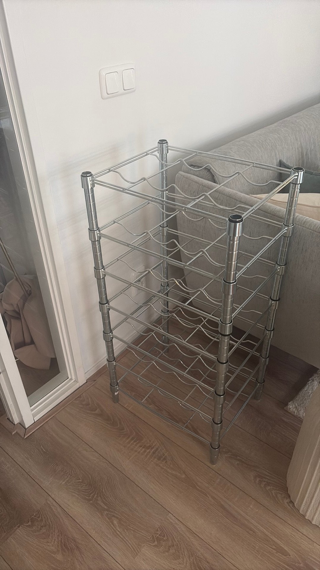 Ikea Omar flessenrek wijnrek als nieuw, Ophalen of Verzenden, Zo goed als nieuw, 5 tot 15 flessen