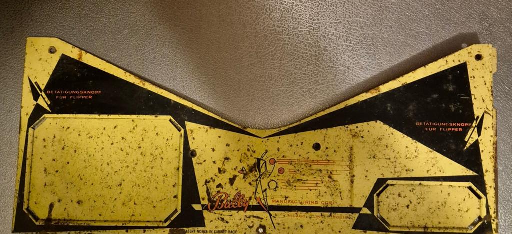 Apron, voor de Bally flipperkast., Ophalen of Verzenden