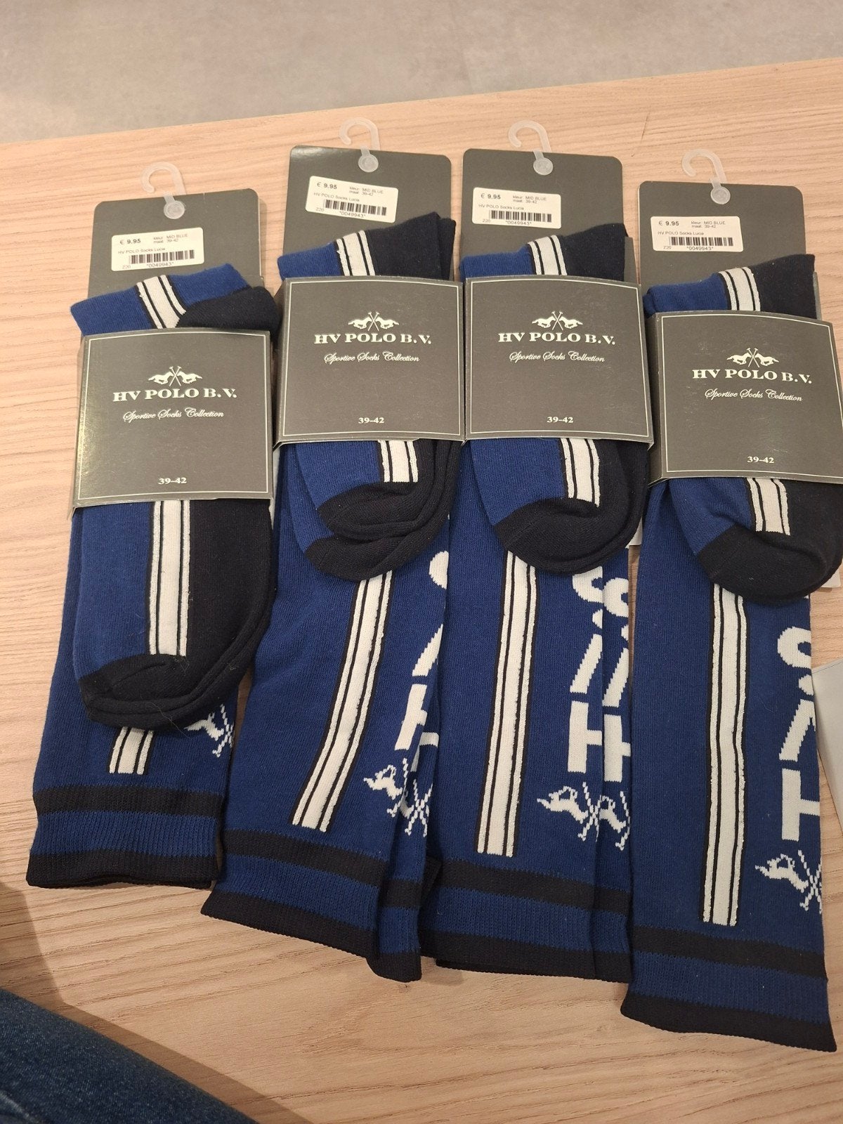 HV Polo Sokken Lucia Mid Blue Maat 39-42, Sokken en Kniesokken, Blauw, HV POLO B.V., Info@hvpolo.com