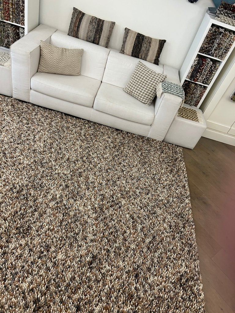 Vloerkleed Dots 170501 van Brink & Campman 250x267, Beige, Ophalen of Verzenden, 200 cm of meer, Rechthoekig