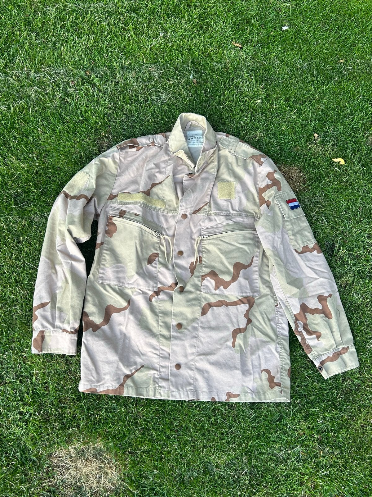 Mooie desert woodland jas - Maat 50/50, Ophalen of Verzenden, Landmacht, Nederland, Kleding of Schoenen
