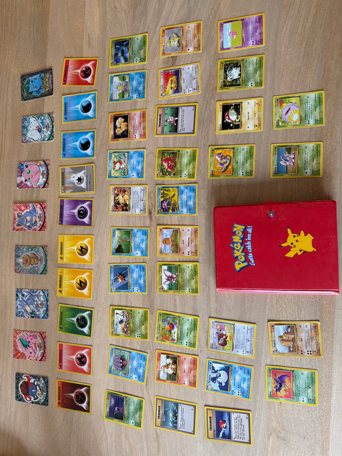 Pokémon Kaarten Set met Binder - Diverse Kaarten, Ophalen of Verzenden, Gebruikt, Meerdere kaarten