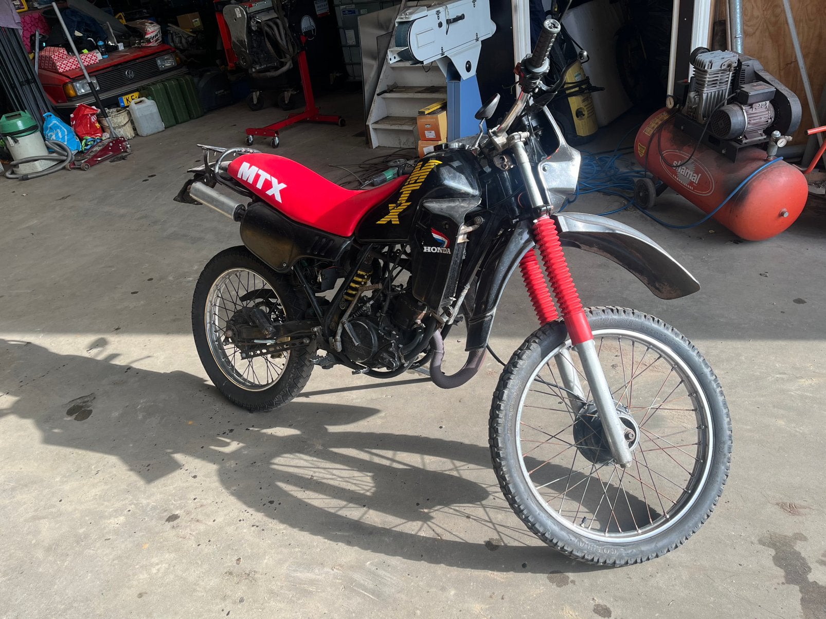 Honda MTX met geldig kenteken en hoop onderdelen, Ophalen, 6 versnellingen, Gebruikt, Maximaal 45 km/u
