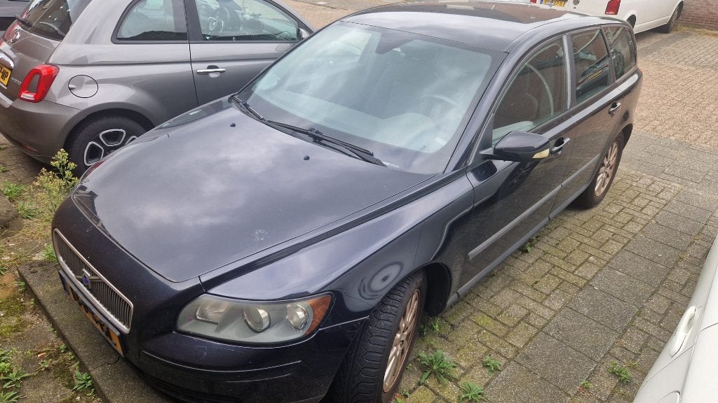 Volvo V50 met LPG (bj. 2004) (DEFECT ZIE BESCHRIJVING), Voorwielaandrijving, Stof, 700 kg, Zwart