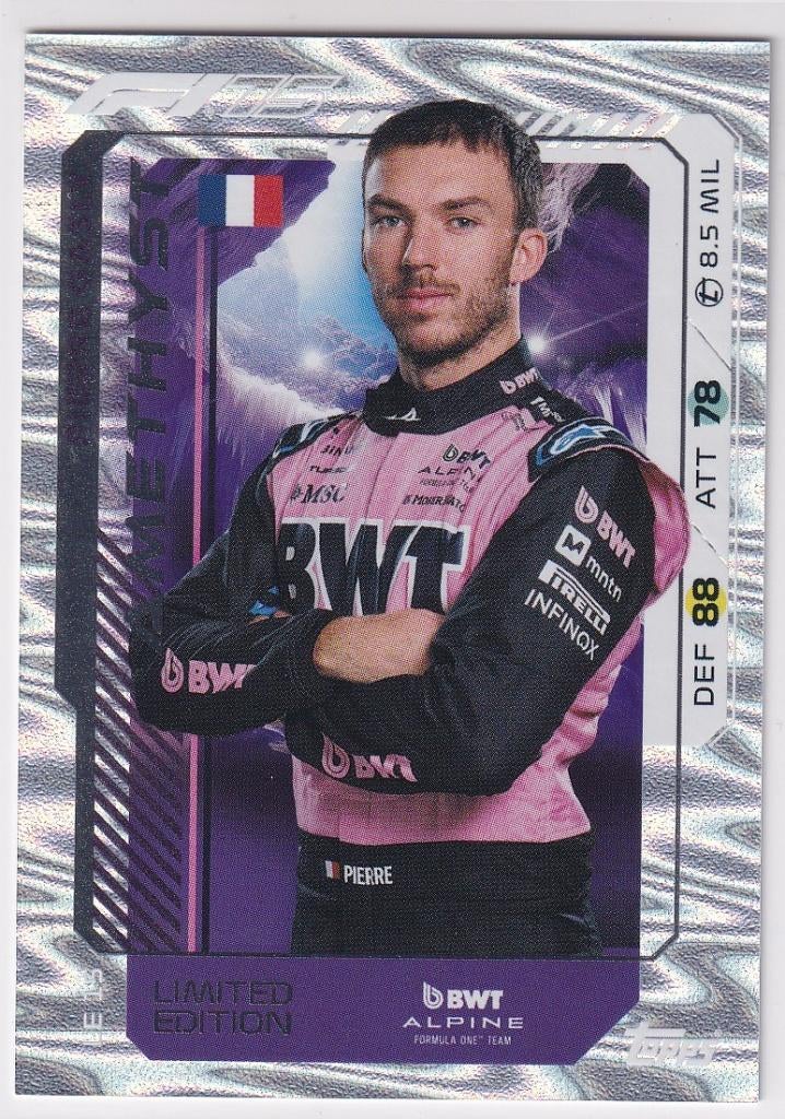 Pierre Gasly Limited Edition Amethyst #LE15, Verzenden, Nieuw, Formule 1