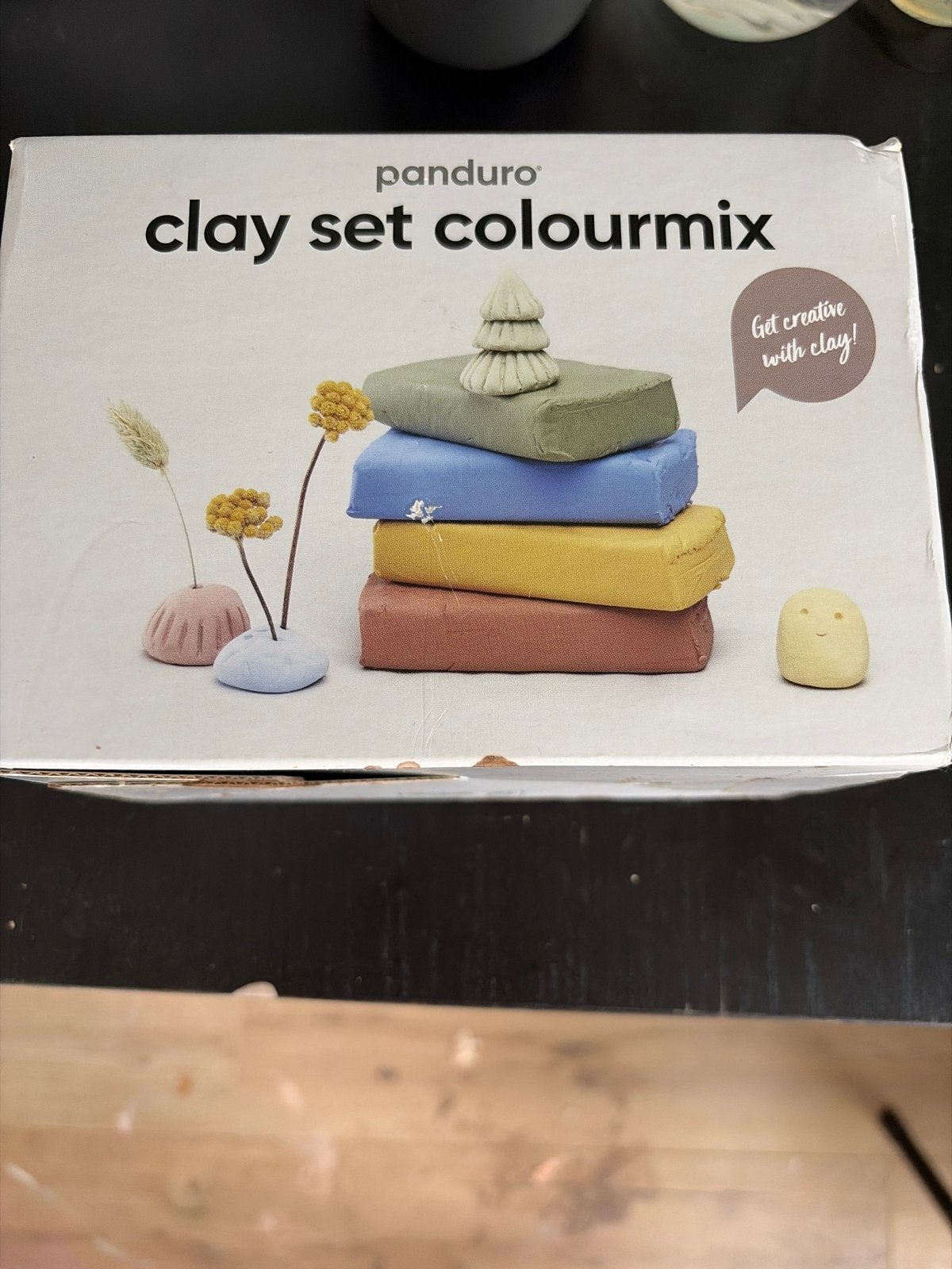 Panduro Clay Set Colourmix - Nieuw, doos licht beschadigd, Nieuw, Meerkleurig, Ophalen of Verzenden, Overige materialen