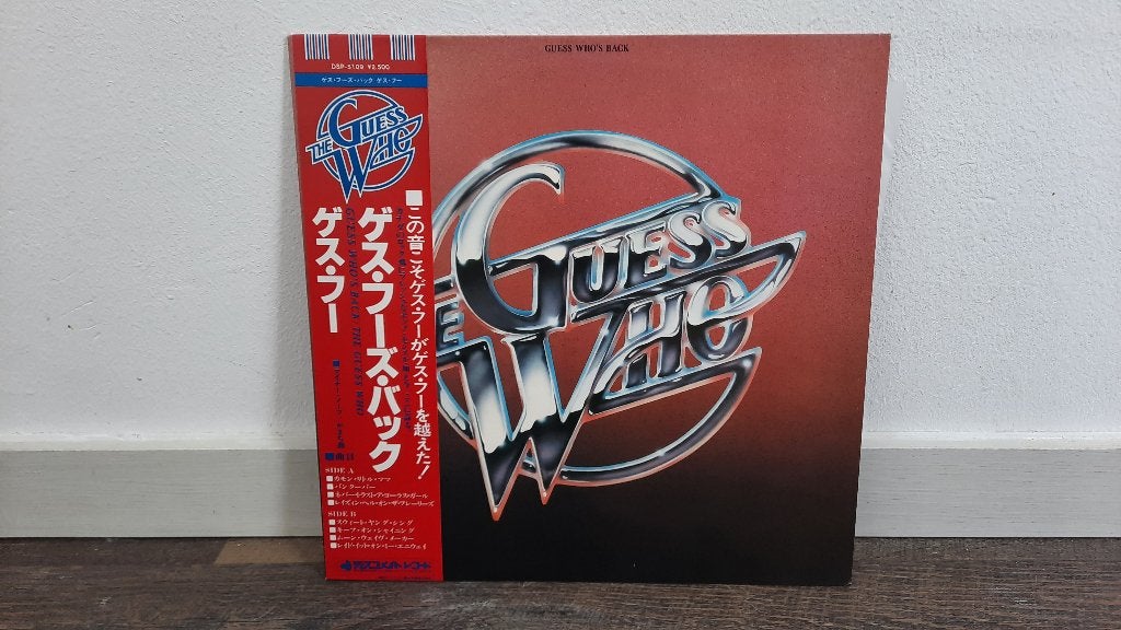 The Guess Who - Guess Who's Back LP / Vinyl Plaat, Japan, Cd's en Dvd's, Vinyl | Rock, LP, Gebruikt, Ophalen of Verzenden, 12 inch