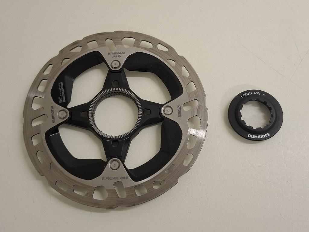 SHIMANO RT-MT900 SS 140MM remschijf CENTERLOCK, Fietsen en Brommers, Fietsonderdelen, Remmen, Gebruikt, Ophalen of Verzenden, Aluminium