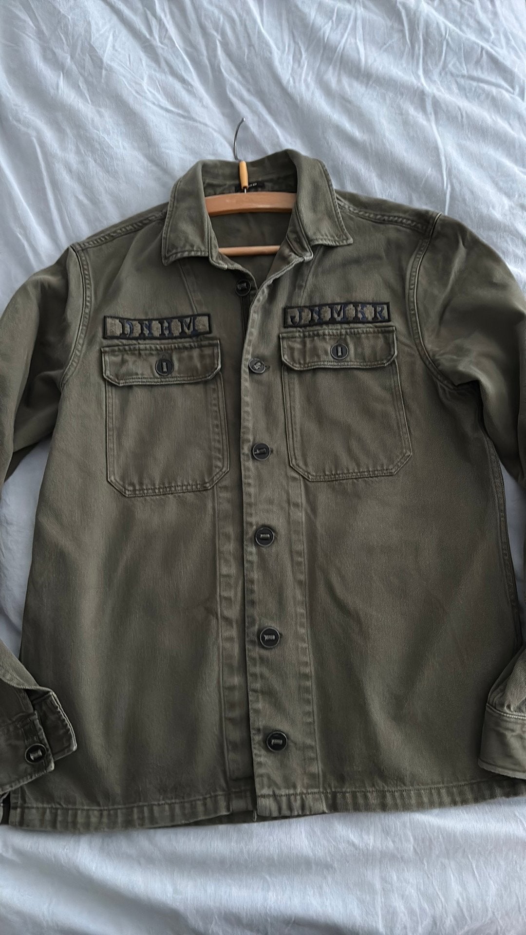 Denham maat m military jacket, Ophalen of Verzenden, Zo goed als nieuw, Maat 48/50 (M)