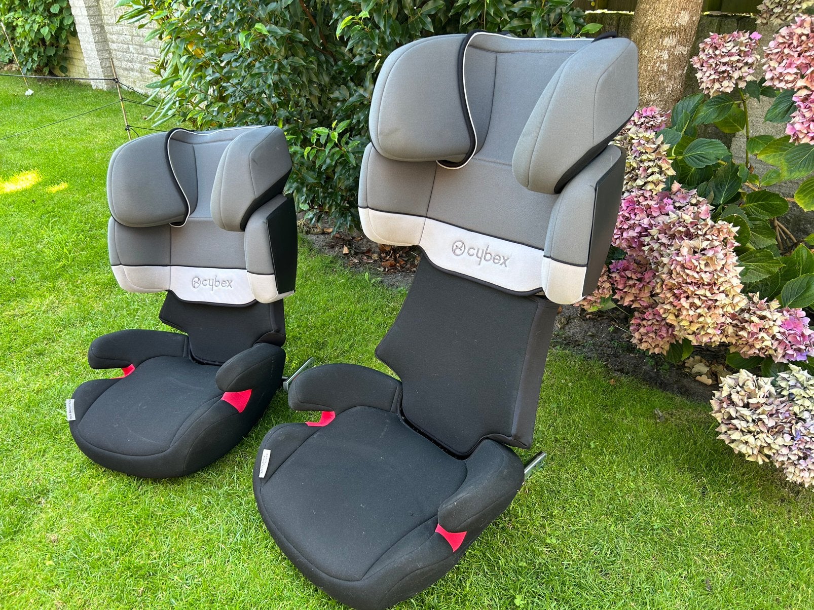 Cybex autostoelen 2 stuks zwart-grijs met isofix, Kinderen en Baby's, Autostoeltjes, 15 t/m 36 kg, Zo goed als nieuw, Ophalen