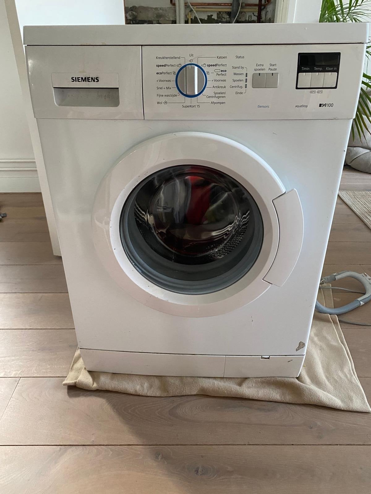 Siemens aquastop iQ100 Wasmachine - A+++, 7kg, 1400 toeren, Witgoed en Apparatuur, Wasmachines, Ophalen, Gebruikt, 85 tot 90 cm