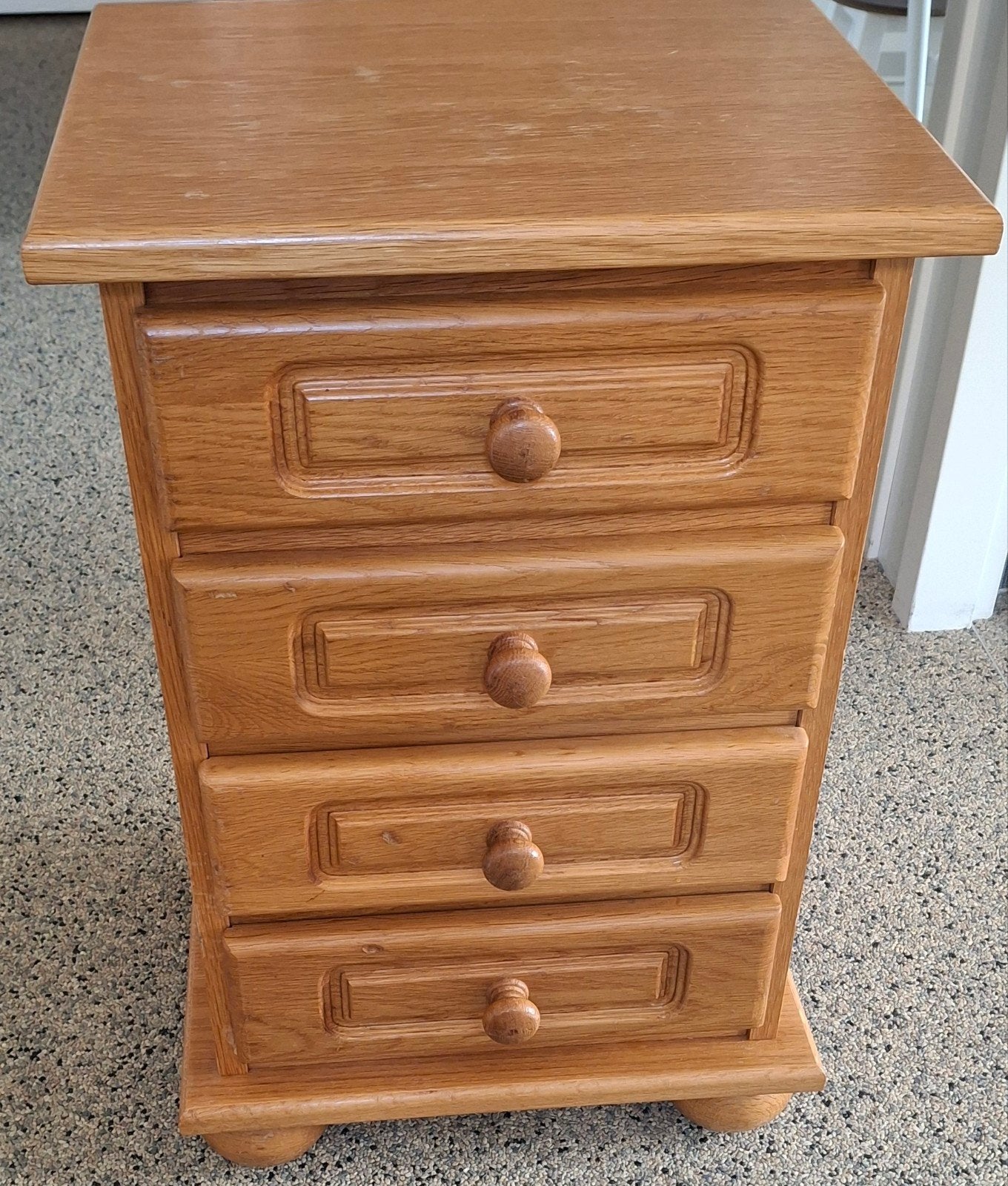 Eikenhouten ladekastje, Ophalen, Minder dan 50 cm, Gebruikt, Eikenhout