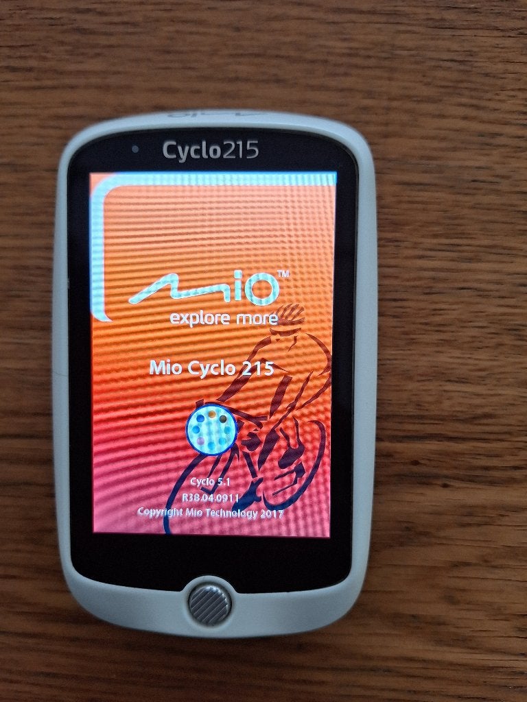 Mio 215 cyclo Fietscomputer, Ophalen of Verzenden, Draadloos, Gebruikt