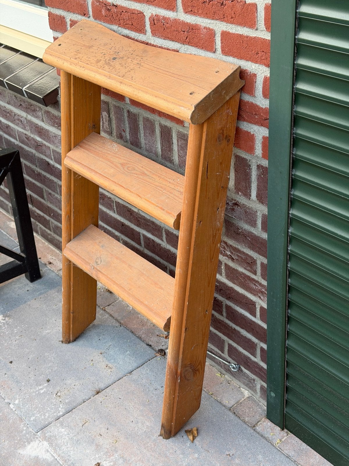 Houten trappetje voor hottub, Doe-het-zelf en Verbouw, Ladders en Trappen, Ophalen, Gebruikt, Trap, Minder dan 2 meter