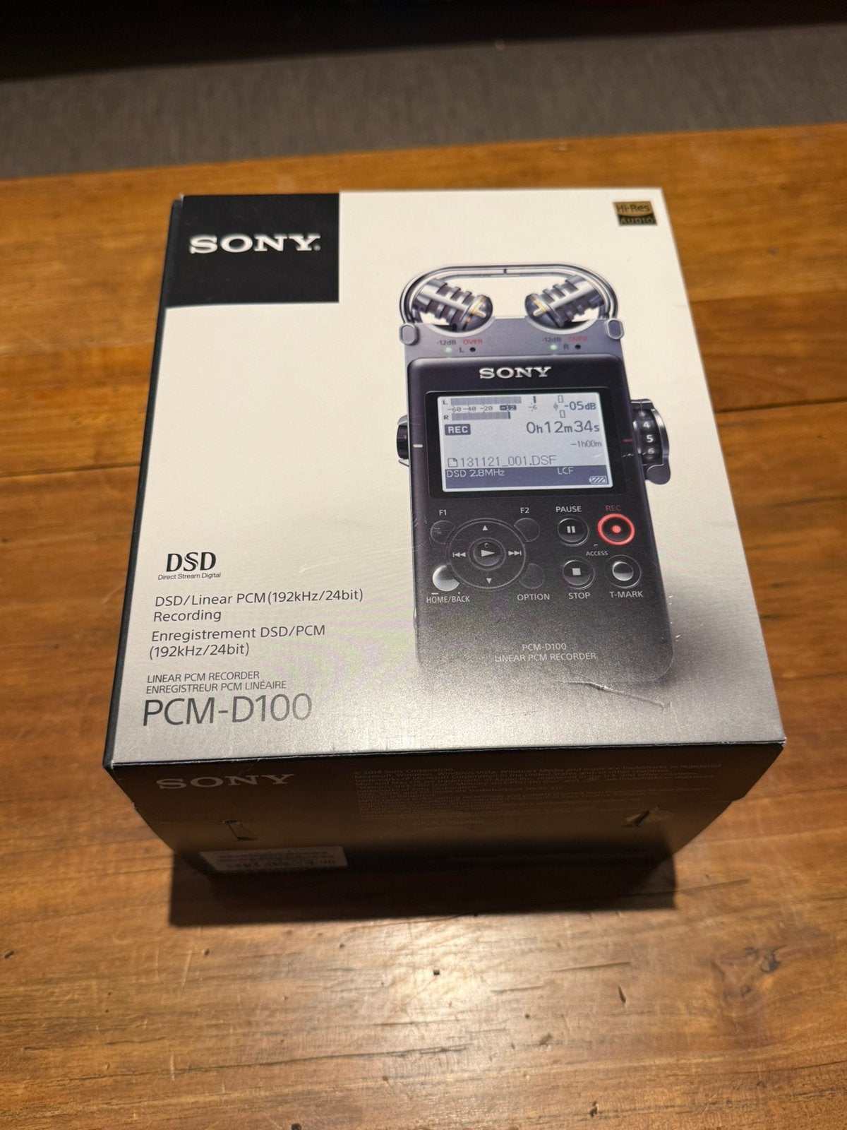 Sony PCM-D100 Linear PCM Recorder D100 DSD, Ophalen of Verzenden, Gebruikt, Audio