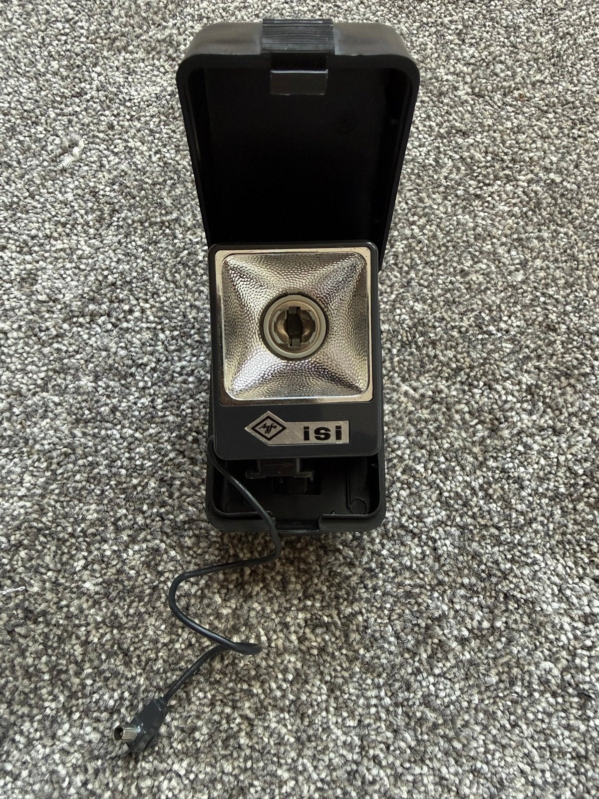 Vintage Agfa Isi K ( type 6838)  flitser, Gebruikt, Voor analoge fotografie, Onbekend, Agfa