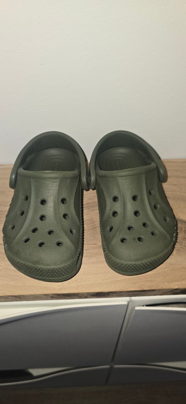 Groene Crocs voor kinderen - Maat 7, Ophalen, Gebruikt, Crocs, Jongen of Meisje