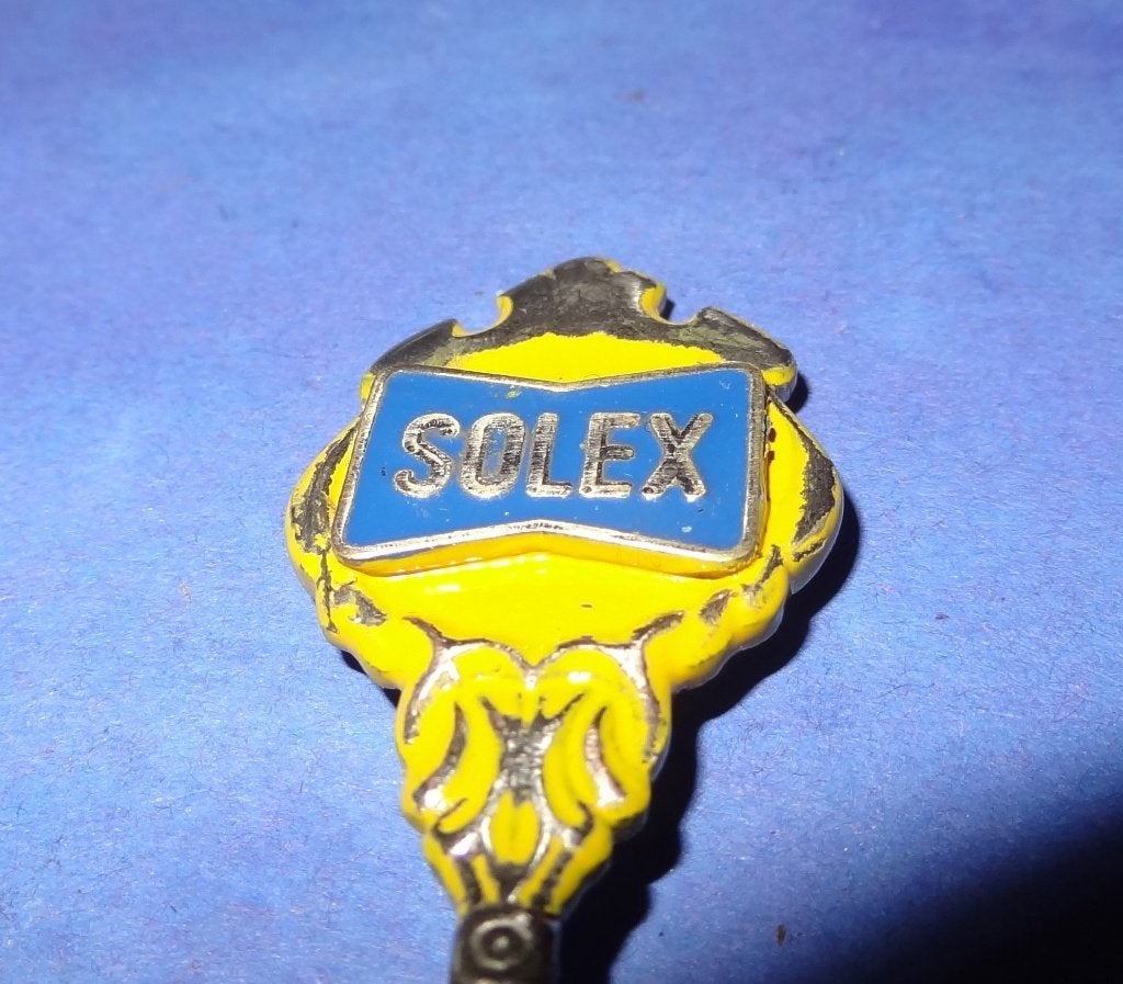 Solex Suiker Lepel met Blauw Logo Nummer 5, Verzenden, Gebruikt, Motoren