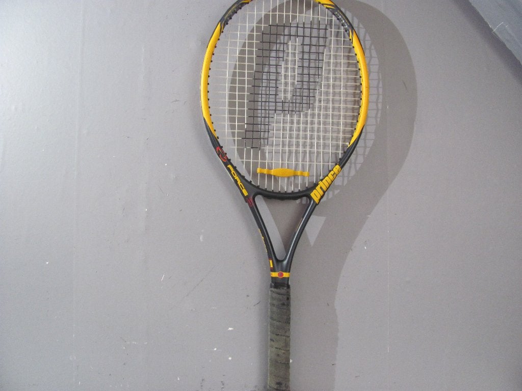 tennis racket van Prince de sebring ti oversize force 3, Sport en Fitness, Prince, Ophalen of Verzenden, Zo goed als nieuw, Racket