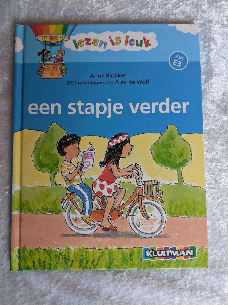z.g.a.n. Een stapje verder, Anne Blokker, leren lezen AVI E3, Ophalen of Verzenden, Zo goed als nieuw, Fictie algemeen