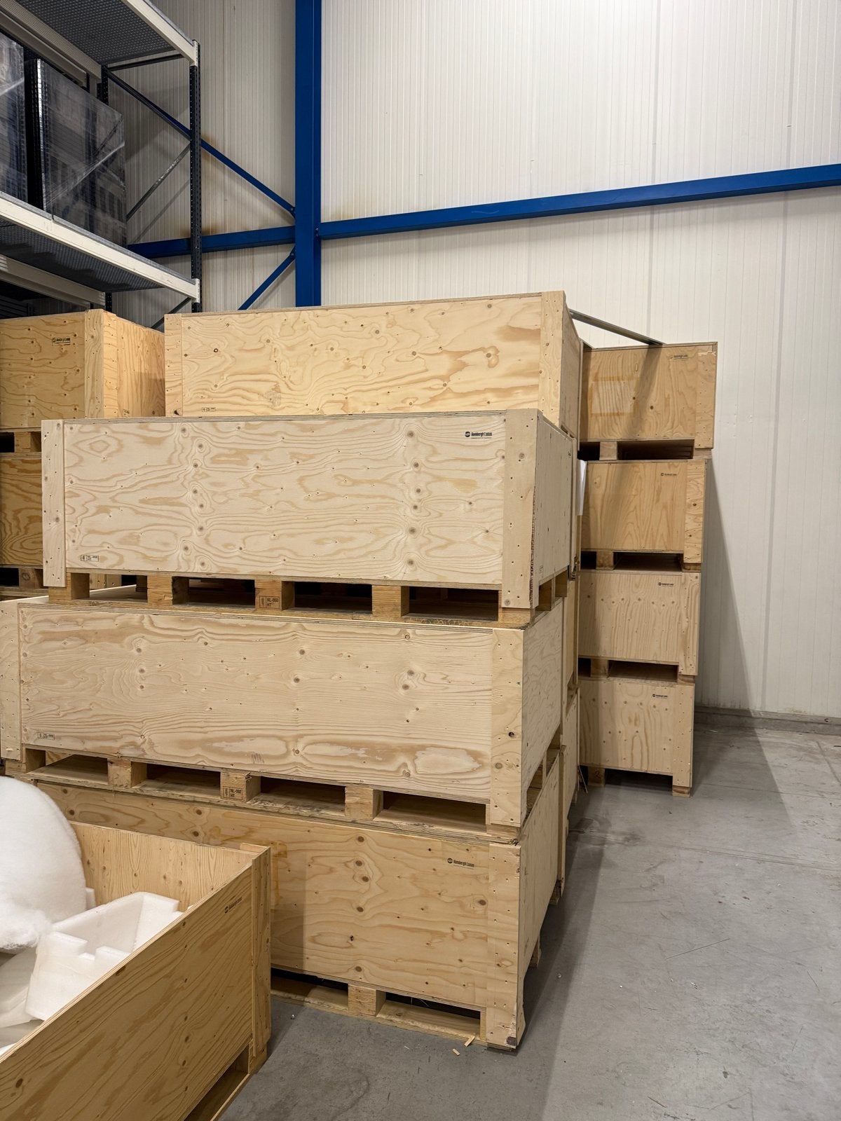 Houten Transportkisten op Pallets, 100 cm of meer, 60 cm of meer, Overige typen, Ophalen of Verzenden