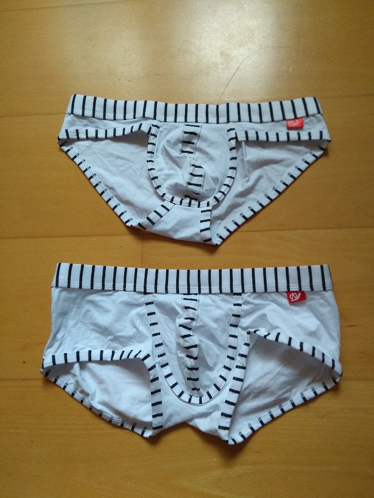 2x sexy Wangjiang boxerslip boxer en bikinislip slip maat M, Verzenden, Wit, Wangjiang, Boxer