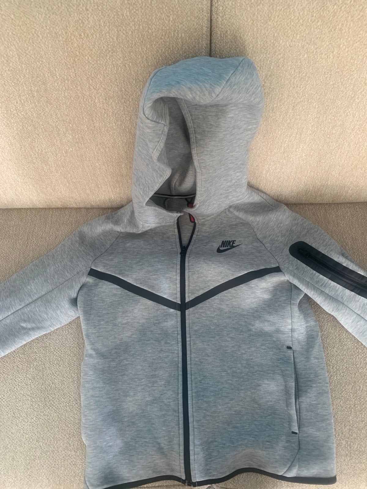 Nike Tech Fleece Hoodie Grijs - Zo goed als nieuw, Ophalen, Zo goed als nieuw, Grijs
