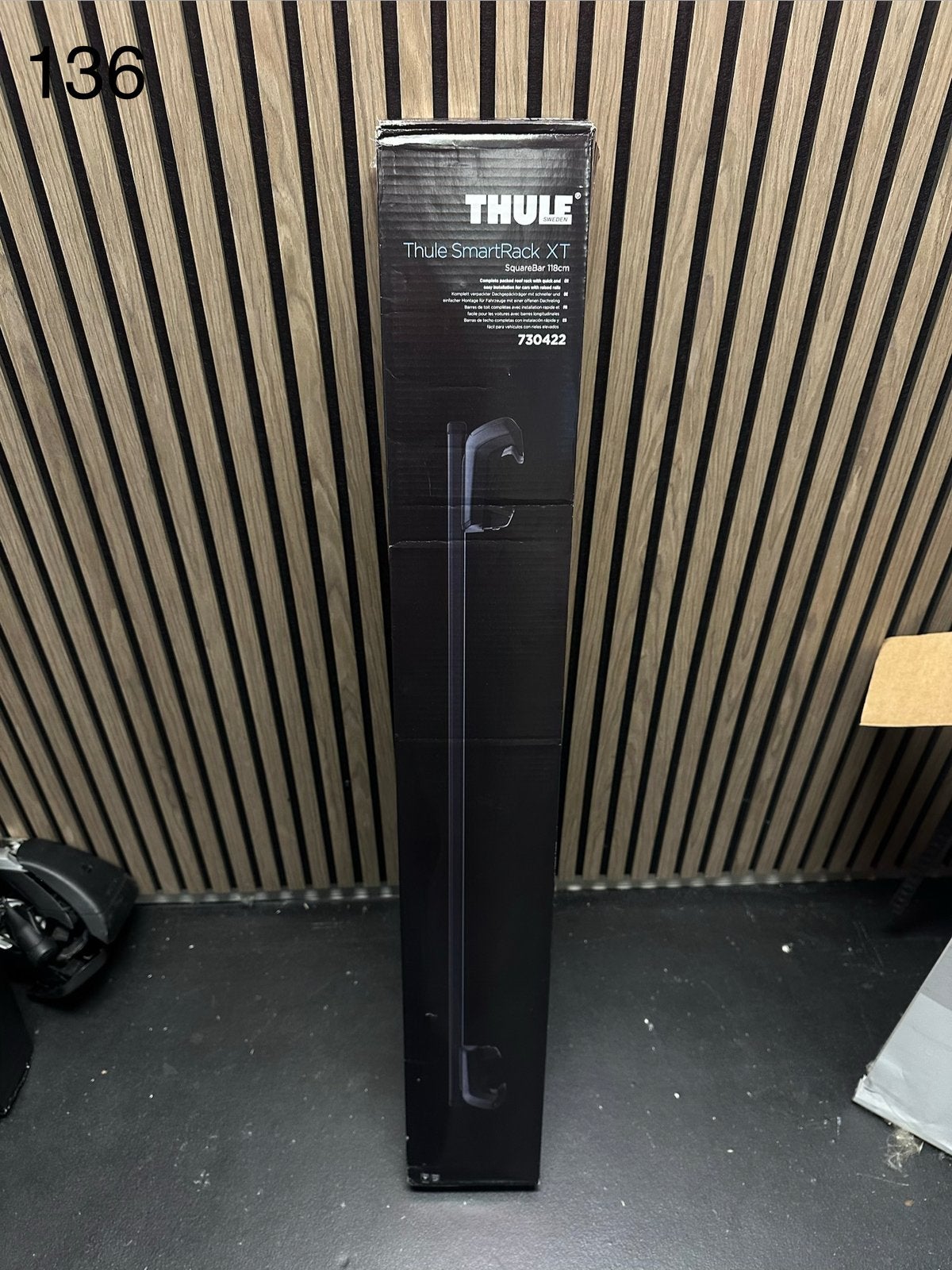 Thule SmartRack XT 730422 dakdragers SquareBar 118 cm zwart, Ophalen of Verzenden, Zo goed als nieuw