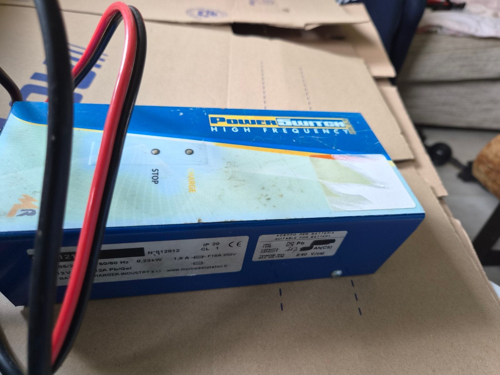 Power Switch Hoogfrequent Acculader, Ophalen, Gebruikt