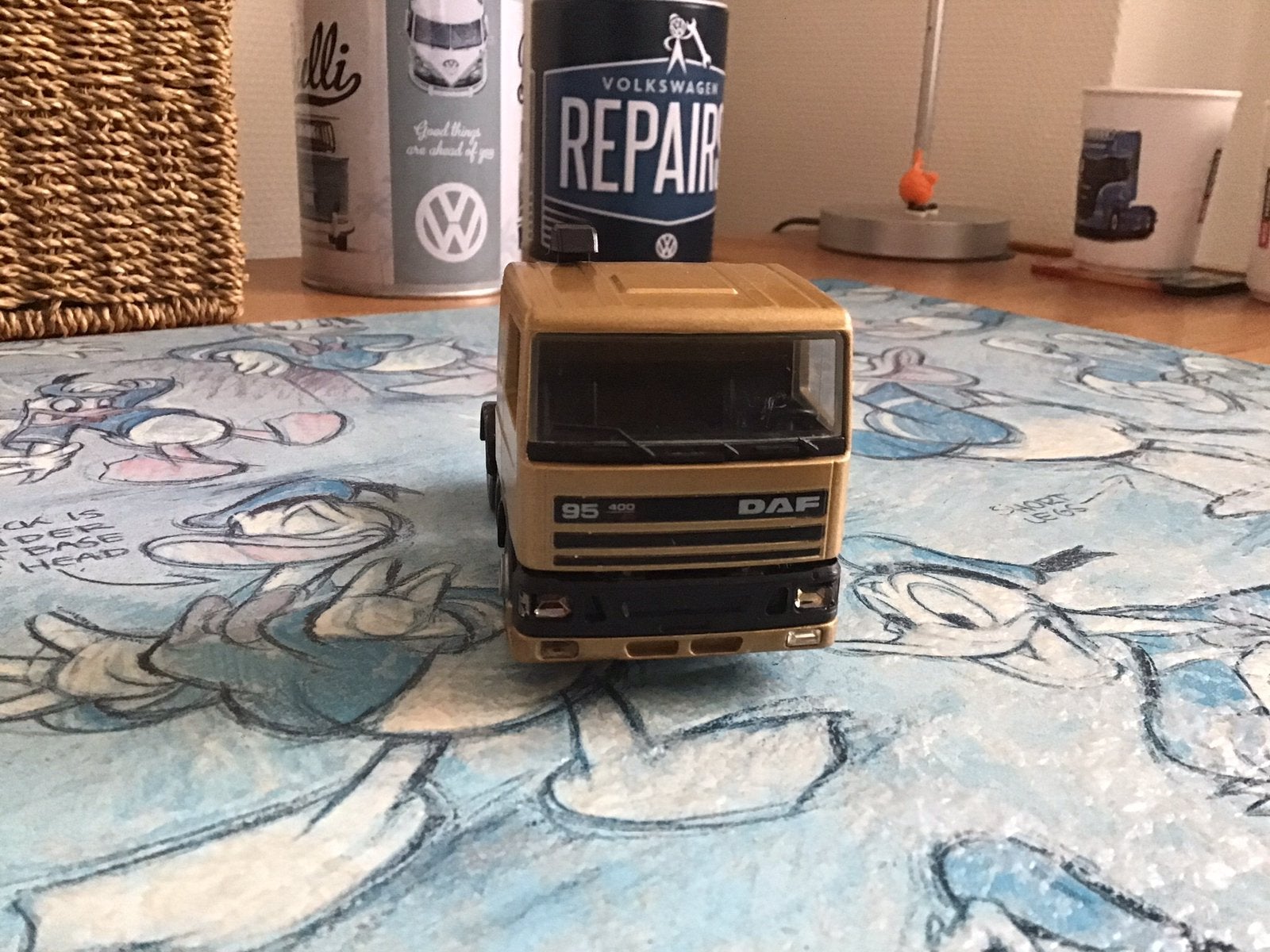 Lion toys DAF 95, Hobby en Vrije tijd, Modelauto's | 1:50, Ophalen, Gebruikt, Bus of Vrachtwagen, Lion Toys