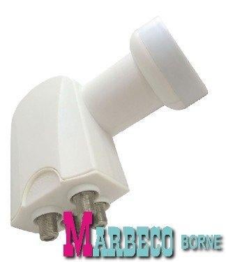 Universele Quattro LNB, 0,2dB voor Multiswitch, König, Overige merken, König, (Schotel)antenne-accessoires, Nieuw
