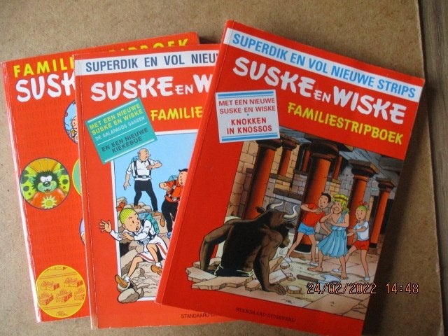 adv5959 suske en wiske familiestripboek, Boeken, Stripboeken, Eén stripboek, Ophalen, Gelezen