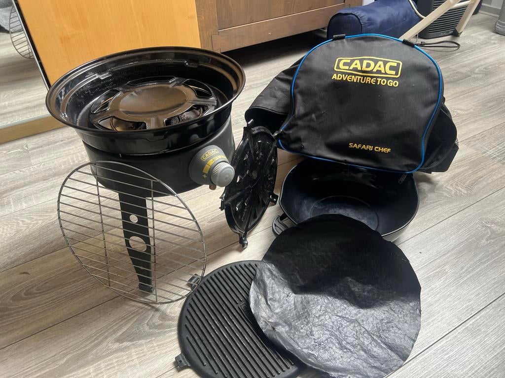 Cadac Safari Chef 1- Compacte Gasbarbecue/Skottelbraai, Ophalen, Gebruikt