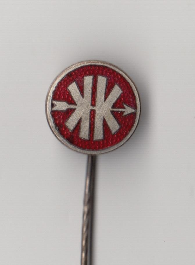 Kreidler brommer logo speldje, Gebruikt, Niet vindbaar, Niet vindbaar, Speldje of Pin