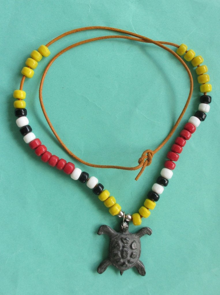 Unieke Hudson's Bay Bead Necklace Turtle Halsketting 2., Ophalen of Verzenden, Nieuw, Accessoires