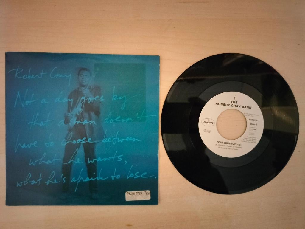 Robert Cray Band - Consequences / Smoking gun, Gebruikt, 7 inch, Single, Ophalen of Verzenden