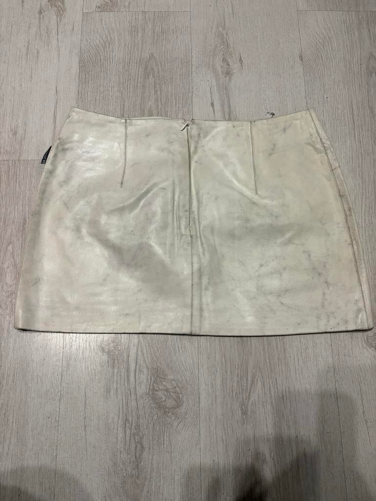 DNA Crème Witte Minirok - Maat M, Kleding | Dames, Rokken, Maat 38/40 (M), Wit, Ophalen of Verzenden, Gedragen